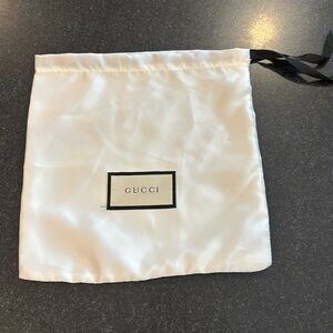 Satin/Silky Gucci Dustbag, 10 x 10, never used